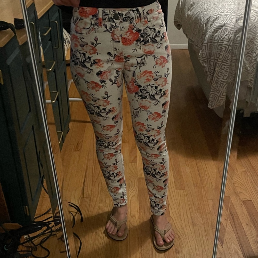 Floral Jeans